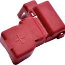 Positive Battery Terminal Post Cover Compatible For Nissan Sentra 2010-2019 Altima 2002-2006 Cube 2009-2014 Juke 2011-2017 Maxima 2004-2008 Rogue 2008-2015 Positive Cable Connector Cap Red
