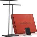 Towel Stand  Freestanding Towel Rack for Bedroom & Bathroom, Heavy-Duty Towel Drying Rack with Sturdy Base, Stylish Modern Free Standing for Spa & Home 1.6'x2.7'x0.7'