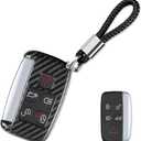 T-carbon Carbon Fiber Key Fob Protector Compatible with Land Rover Series Car Key fob Cover Compatible with Jaguar Key Case