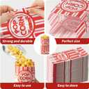 Popcorn Bags for Individual Servings 500 Disposable Snack Bags for Movie Nights, Parties, School Events & Carnivals (500)
