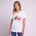 Pink Goes Good with Green Shirt Halloween Witch Costume Tee for Women Girls Cute Funny T-Shirt (Yellow, L)