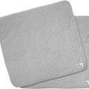 Pet Parents Pawtect Pads Washable Pee Pads for Dogs (2pack) of Premium Dog Pee Pads, Waterproof Puppy Pads & Reusable Dog Pads, Whelping Pads & Modern Pee Pads for Dogs (Grey, 34x36) (Gray)