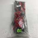 Hotop 6 Pcs Christmas Artificial Poinsettias Florals 19.6 Inch Large Christmas Poinsettia Decorations Red Green Christmas Flower Picks Stem for Christmas Tree Ornament Wreath DIY Xmas Party Decor