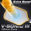 Pickleball Paddle with T700 Raw Carbon Fiber Surface & 16mm STR-Core Power Polymer Core, Premium Pickle Ball Racket Designed for Ultimate Spin & Consistency, USAPA Approved