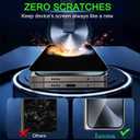 IMBZBK [Auto-Dust Removal] 2 Pack Privacy Screen Protector for Google Pixel 10 Pro Fold, 2 Inside Anti-Spy Film + 2 Front Tempered Glass + 2 Camera Lens Protector Accessories with Installation Frame