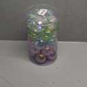 MOONET 25Pcs 2.64in Christmas Decoration Balls Shatterproof Colored Transparent Ball for Festival Wedding Home Party Decors Xmas Tree Hanging