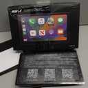 IK9 9" Wireless CarPlay & Android Auto Screen, Portable Car Stereo with 4K Dash Cam & 1080p Rear Camera, CarPlay with Backup Camera, Touch Screen GPS Display, Mirror Link, Apple Car Play Screen