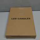 Pink Easter Flameless Taper Candles Pastel Flickering with Remote Timer, 3D Wick LED Spiral Wedding Candles Battery Operated 6 Pack Real Wax Home Birthday Spring Easter Decorations