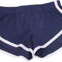 Men's Mesh 3 Inch Retro Workout Shorts Lounge Running Sexy Gym Athletic Fitness Casual Booty Short Shorts (A Royal Blue)