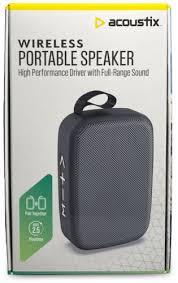 Acoustix WIRELESS MINI SPEAKER - BLACK