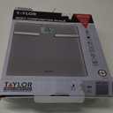 Taylor Digital Body Composition Scale, Bathroom Scale for Body Weight, Measures Body Fat, Body Water, and Muscle Mass Percentages, 8 User Recognition, FSA HSA Eligible, 400 lb Capacity, Charcoal