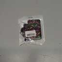 ID Badge Holder with Retractable and Detachable Lanyard, Cute Badge Reel Breakaway Lanyard with Carabiner Clip for Women, Teachers, Nurses, Students, Perfect Work and Office (Purple Bats)