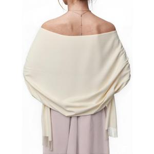 HOYAYO Pashmina Shawl Wraps Cashmere Feel Soft Scarves Evening Dresses Wedding Bridesmaid Scarf for Women Gift Travel Blanket (L)
