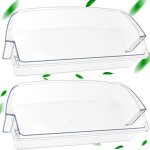 Refrigerator WPW10710203 Door Shelf (2 Pack) Compatible for Whirl-pool,Ken-more Bin Replacement,Fit for Refrigerator WRS571CIDM01 WRS588FIHZ00 WRS588FIHZ04 Bin