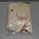 SeaRoomy Burritos Tortilla Blanket, Realistic Food Wrap Blanket Double Sided, Novelty Funny Tortilla Round Soft Blankets (Beige, 47 inches)