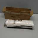 Bedsure ComfyFleece Self Warming Cat Bed, Small Self Heating Dog Crate Pad, Thermal Extra Warm Puppy Mat Indoor,Non-Slip & Washable, Not Electric, 24" x 18",White