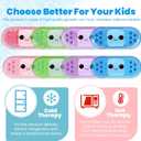 Boo Boo Gel Ice Packs, Kids Ice Packs, Gel Packs for Injuries, Cold Pack, Cold Therapy and Pain Relief for Minor Cuts, Pain Relief for Kids Injuries, Child Injury (8smile)