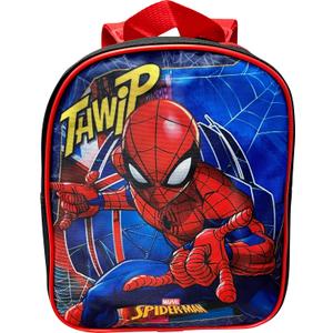 Disney/Marvel Kids Licensed 10" Mini Backpack (Spider-Man Black)