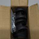 Ech.Apr 1 Pair Luggage Wheels Replacement,Mute Suitcase Wheel Repair Set, Black Luggage Suitcase Caster Wheel Replacement Parts, Double-Row Wheels (2pcs)