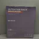 Back Massager, Rolling Up and Down Back Massager with Heat, Back Massage 4D Kneading for Pain Relief Deep Tissue, Ultrathin Shoulder Massager Mother's Day Gifts for Women Men Parents, Grey