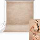 UrcTepics 6x8ft Beige Abstract Textured Professional Photography Backdrop Fabric for Studio, Portraits, Headshot, Event.