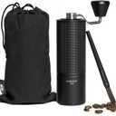 TIMEMORE Chestnut C2S Manual Coffee Grinder,CNC Stainless Steel Conical Burr, Internal Adjustable Setting, Double Bearing Positioning, Hand Grinder Gift for Espresso to French Press