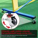 Portable Pickleball Net Set, 22FT Regulation Size Pickleball Net with Paddles Set, Outdoor Pickleballs and Carry Bag, Easy Setup for Indoor, Outdoor, Driveway