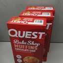 3 x Quest Nutrition Chocolate Chip Muffin, 10g Protein, 2g Net Carb, Less than 1g Sugar, Protein Snack, 8 Count (EXP 09/30/26)