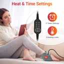 Comfytemp USB Wearable Heating Pad for Ankle and Feet With 3 Heat and Time Settings, Electric Heated Wrap for Achilles Tendonitis, Sprained Ankle, Heel Pain Relief, Plantar Fasciitis