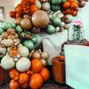 Burnt Orange Balloons 73pcs 5/10/12/18 inch Assorted Sizes Baby Shower Party Balloons Happy Birthday Decoration Tropical Hawaii Party Balloons