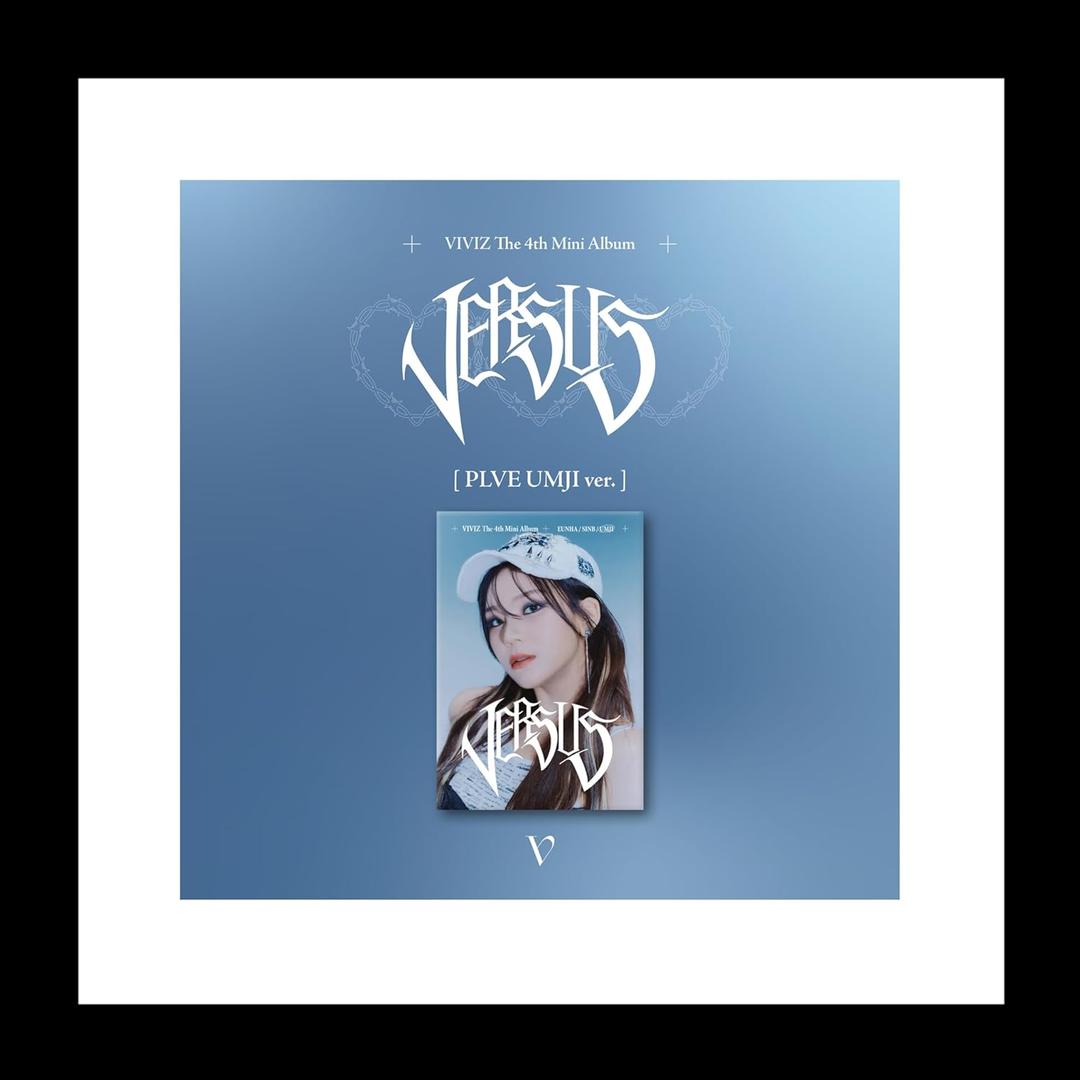 VIVIZ Versus 4th Mini Album Contents+Photocard+Sticker+Tracking Sealed (PLVE UMJI Version)