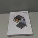 ZENLU iPad 9th Generation Case with Keyboard Detachable, Rugged Protective Shell, Multi-Touch Trackpad, Pen Holder, Vertical Stand, Backlit Keyboard for 10.2" iPad 7 8 9 Gen, Pro 10.5", Air3 (White)