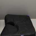 Cushion Lab Patented Pressure Relief Seat Cushion for Long Sitting Hours on Office & Home Chair - Extra-Dense Memory Foam for Soft Support. Car Pad for Hip, Tailbone, Coccyx, Sciatica - Black