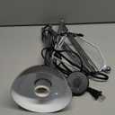 COSYLUX Modern Floor Lamp for Living Room, Industrial Tall Standing Lamp for Bedroom, Metal Shade Reflecting Light Reading Floor Lamp for Office, Nursery Room, Corner(Chrome)