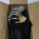 JOYIN Zombie Halloween Decoration Outdoor Witch Groundbreaker Halloween Graveyard Decor Outside, Scary Zombie Props with Sound Effect & Lighted Eyes for Haunted House, Lawn Yard Decorations