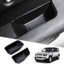 Karltys Door Side Storage Box for Land Rover Defender 90 110 130 2020-2025 2026 Accessories Defender Door Side Organizer Tray Grab Handle Pocket Box Insert Interior Accessories 2PCS