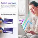 3 x 3 Pcs 16" Anti Blue Light Screen Protector Compatible With Lenovo Hp Dell Acer Asus Samsung etc Laptop-16:10 Aspect, 16 Inch Computer Monitor Glare Filter Uv Blocker Shield Cover Eye Protection Film