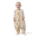 Mosebears Baby Sleep Sack with FeetBaby Winter Sleep Sack for Toddler Thicken 2.5 TOG (18-36 Months, Baby height 34-38 inches)