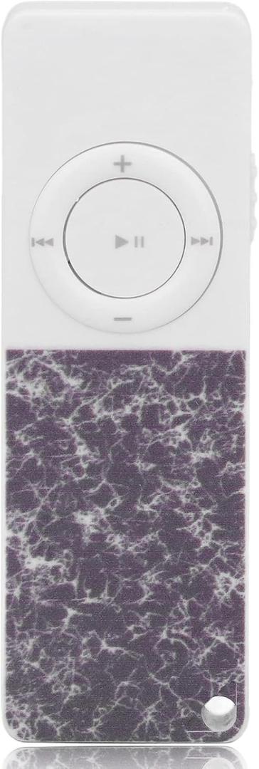 Mp3 Player, Slim Classic Multifunction MP3 Music Player, 180mAh Noise Reduction Portable HiFi MP3 Player, Up to 64GB (Black)