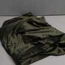 Olive Green Velvet Curtains for Bedroom Window, Super Soft Vintage Luxury Heavy Drapes, Room Darkening Rod Pocket Curtain for Living Room, W52 by L84 inches, 2 Panels