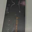 MZOO Luxury Sleep Eye Mask for Side Sleeper Men Women, Zero Eye Pressure 3D Sleeping Mask, Light Blocking Patented Design Night Blindfold, Soft Eye Shade Cover for Travel, Grey