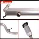 Exhaust Resonator Muffler Pipe System Replacement kit 2013-2016 Escape 2.0L/2.5L L4 engine, OE:38152,68422,797576 | EPA