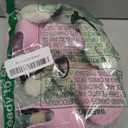 Dog Shoes for Small Medium Large Dogs, Winter Dog Snow Boots & Paw Protectors Waterproof for Cold Weather & Hard Floors, Adjustable Anti-Slip Dog Booties with Removable Wool Liner (Pink, Size 5)