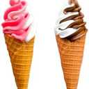 Artificial Ice Cream Scoops Realistic Simulation Imitation Fake Food Desserts Model Replica Fake Ice Cream Balls Photography Prop for Home Shops Staging Display (2pc ice Cream)