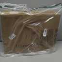 Lerliuo Rattan Nightstand, Side Table with Drawer Open Shelf, Cane Accent Bedside End Table with Solid Wood Legs, Mid Century Modern Night Stand for Bedroom, Dorm and Small Spaces (Tea Brown) (1 pack)