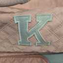 Vogewood Retirement Gift for Woman-Duffle Bag with Shoe Compartment, Kids Weekender Bags, Overnight Bag with Makeup Pouch, Gifts for 10 11 12 13 14 15 16 Year Old Kid-Birthday Gifts for Her (Letter K)