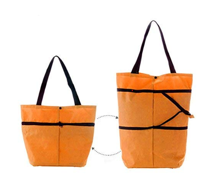 Homies, Lightweight Shopping Bag with Foldable Trolley Wheel (1 Bag) 