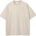 OSACOD Men Oversized T Shirts Cotton Tee Vintage Unisex Short Sleeves Casual Loose Wash Basic Streetwear Baggy Tops