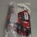 Malier Winter Coat for Dogs - Classic Plaid Fleece Cold Weather Jacket With Pocket, Windproof Warm Vest Clothes for Small Medium Large Dogs (Red, Medium)