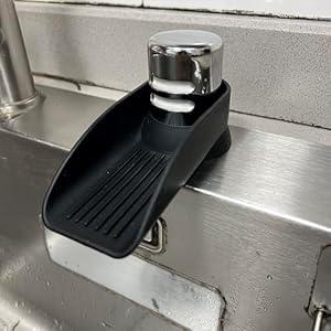 1-Pack Dishwasher Air Gap Cover Water Ramp Silicone Splash Guard, 4 Overflow Spout Extender for Dishwasher,Universal Accessory For Dishwasher Air Gap,Replacement Dishwasher Air Gap